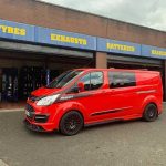 The Nut Cracker Mobile Van at Kwik Fit